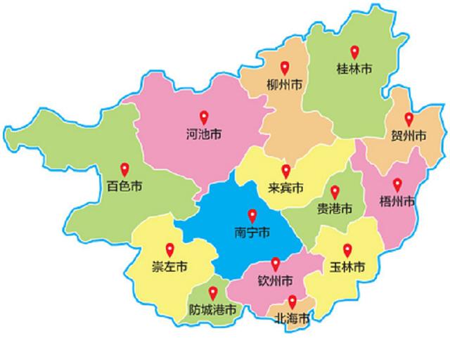 2020年广西交通地图图片